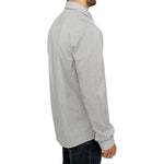 GF Ferre Chic Gray Striped Cotton Casual Shirt GF Ferre Gray