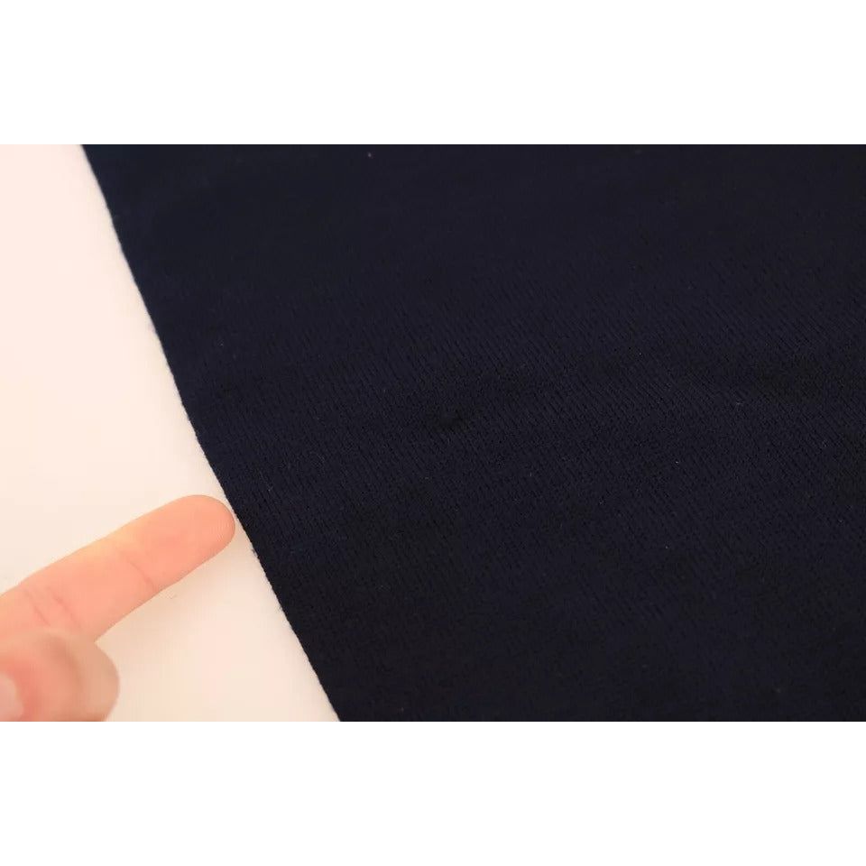Dolce & Gabbana Blue Wool #DGLovesLondon Shawl Scarf MS2294