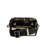 Dolce & Gabbana Multicolor Leopard Jacquard DG Logo Crossbody Bag BAG1617