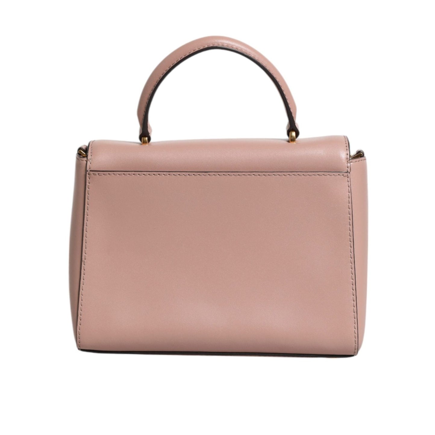Michael Kors Pink Leather Logo Plaque Crossbody MINDY Satchel Bag MK5010