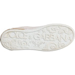 Dolce & Gabbana White Portofino Mother Of Pearl Sneakers Casual Shoes LA12303-37