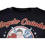 Dolce & Gabbana Blue Cotton Angel Print Short Sleeves T-shirt TSH87669-50