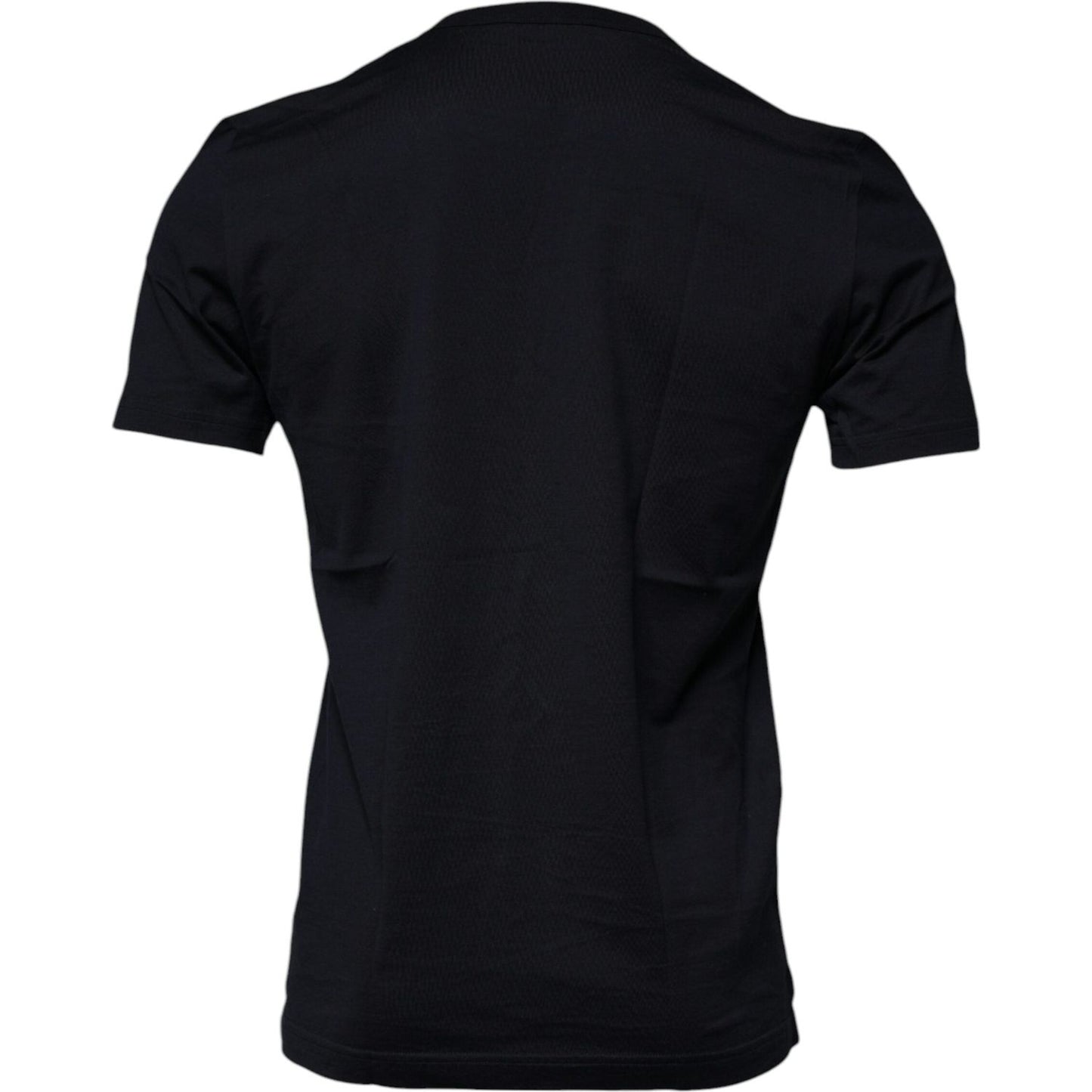 Dolce & Gabbana Blue Cotton Angel Print Short Sleeves T-shirt TSH87669-50