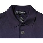 Dolce & Gabbana Blue Silk Collared Short Sleeves Polo T-shirt TSH87743-46