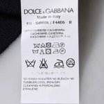 Dolce & Gabbana Blue Cashmere Crew Neck Pullover Sweater TSH87777-54