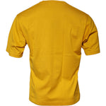 Dolce & Gabbana Dark Yellow Logo Crew Neck Short Sleeves T-shirt TSH87797-46