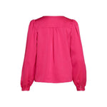 Vila Clothes Pink Polyester Blouse VI-10437200134-IT36|XXS