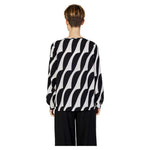 Street One Black Viscose Blouse ST-13475300009-IT36|XXS