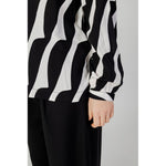 Street One Black Viscose Blouse ST-13475300009-IT36|XXS
