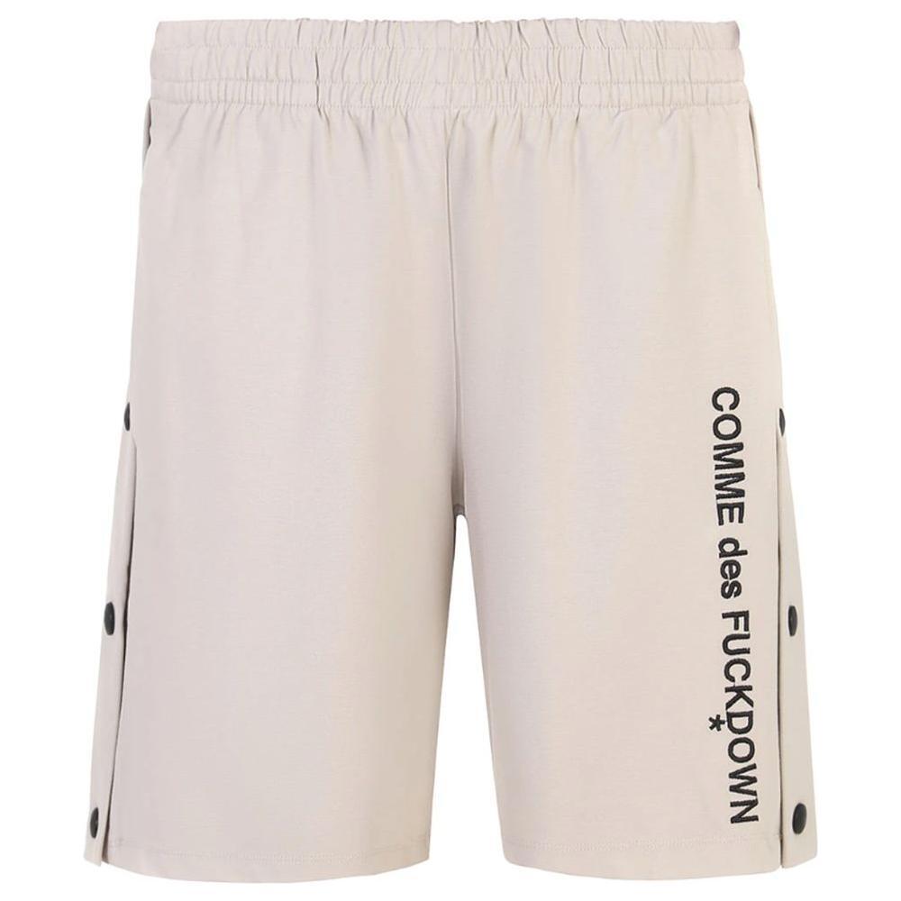 Comme Des Fuckdown Beige Viscose Short CO-14505-M