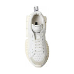 Dolce & Gabbana White Leather Super Queen Women Sneakers LA10432-34
