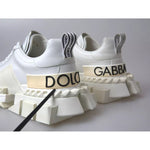 Dolce & Gabbana White Leather Super Queen Women Sneakers LA10432-34