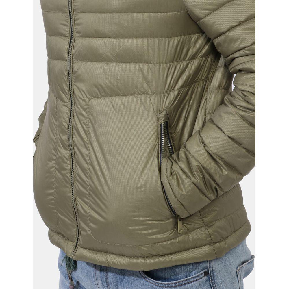 Yes Zee Green Nylon Men Lightweight Vest YE-14589-XXL