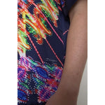 Dolce & Gabbana Multicolor Luminarie Print Men Silk Shirt TSH94189-38