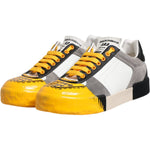 Dolce & Gabbana Multicolor Leather DNA Low Top Sneakers Shoes MV6657-39.5