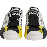 Dolce & Gabbana Multicolor Lettering Portofino Sneakers Shoes MV6690-44