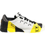 Dolce & Gabbana Multicolor Lettering Portofino Sneakers Shoes MV6690-44
