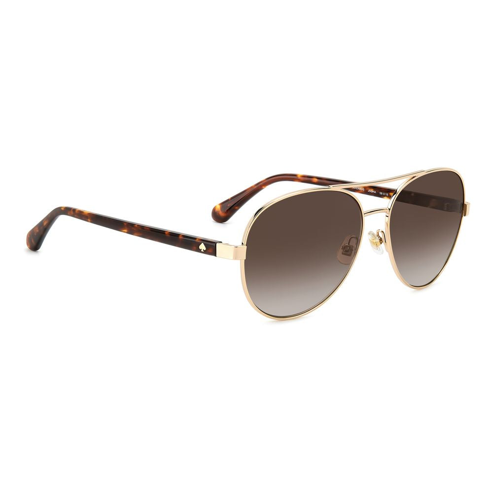 Kate Spade Gold Metal Sunglasses KSAVERIESJ5GF8HAAC