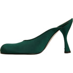 Dolce & Gabbana Green Suede Leather High Heel Pumps Shoes LA12386-39