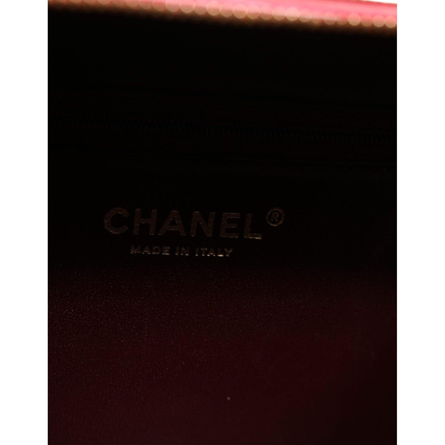 Chanel Pink Seal Matelasse Chain CC Lamb Skin Leather Bag CHA95