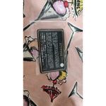Chanel Pink Cruise Collection Parfait Canvas Printed Bag Purse CHA143