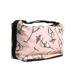 Chanel Pink Cruise Collection Parfait Canvas Printed Bag Purse CHA143