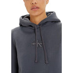 Calvin Klein Jeans Gray Cotton Hoody CA-16505900138-IT40|S