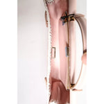 Dolce & Gabbana Light Pink Logo Plaque Soft Leather Strap Crossbody Bag BAG4009