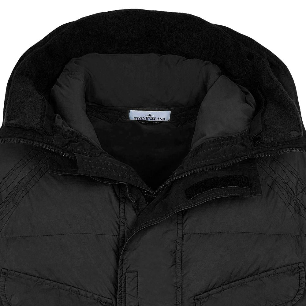 Stone Island Black Nylon Jacket ST-14734-M