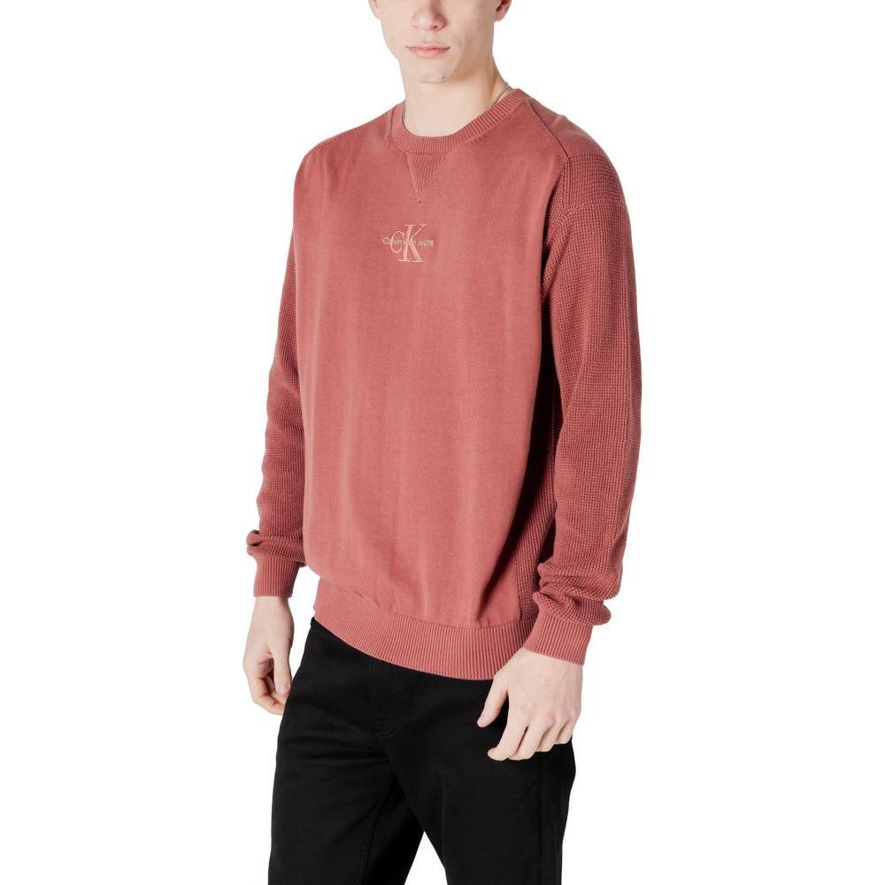 Calvin Klein Jeans Red Cotton Sweater CA-15729102212-IT54 | XXL