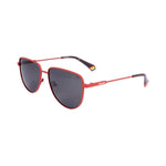 Polaroid Orange Stainless Steel Sunglasses 1728,67434610848,New with tags,Orange,Polaroid,Sunglasses,Unisex,Unisex Sunglasses - Sunglasses Polaroid POPLD6196SX0Z3AC