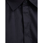 Dolce & Gabbana Navy Blue Cotton Shirt DO-832967320037963-IT40 | M