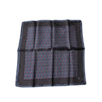 Dolce & Gabbana Dark Blue Beetle Square Handkerchief Scarf MS7289