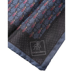 Dolce & Gabbana Dark Blue Beetle Square Handkerchief Scarf MS7289
