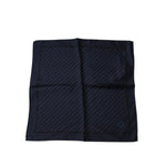 Dolce & Gabbana Dark Blue Fantasy Square Handkerchief Scarf MS7420