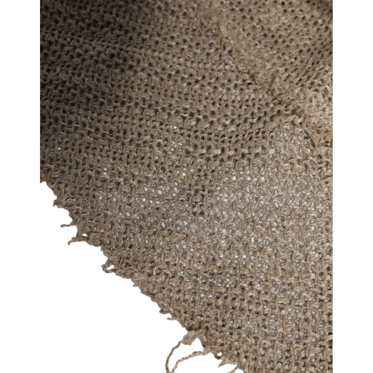 Dolce & Gabbana Beige Linen Wide Brim Bucket Hat Dolce & Gabbana