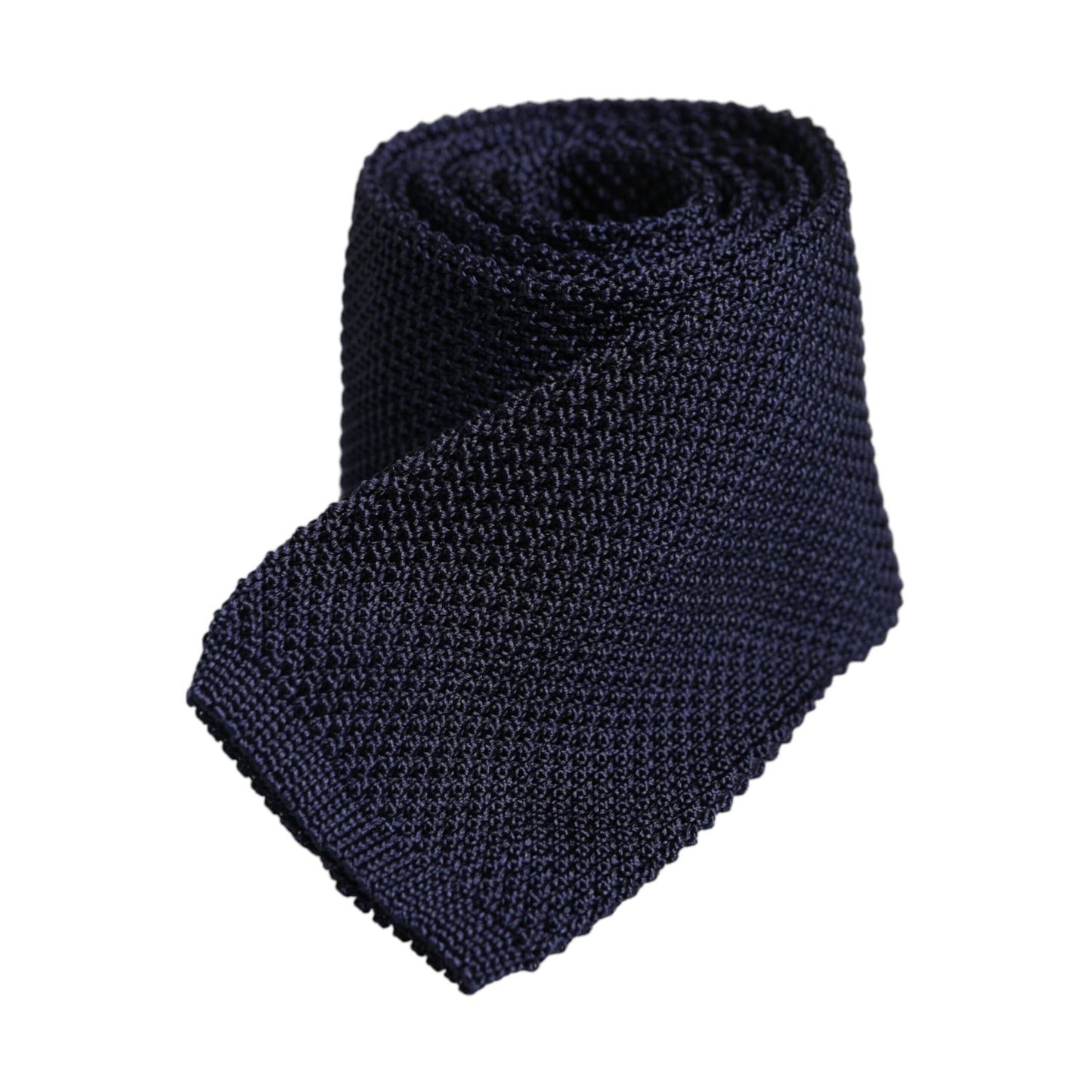Dolce & Gabbana Dark Blue Silk Adjustable Necktie Tie KRA3425