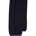 Dolce & Gabbana Dark Blue Silk Adjustable Necktie Tie KRA3425