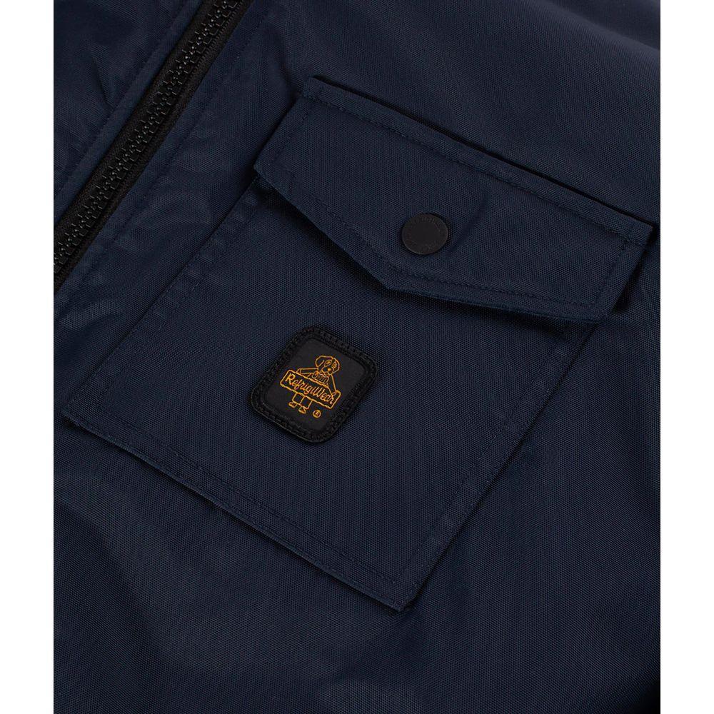 Refrigiwear Blue Polyamide Men Jacket RE-14979-XXL