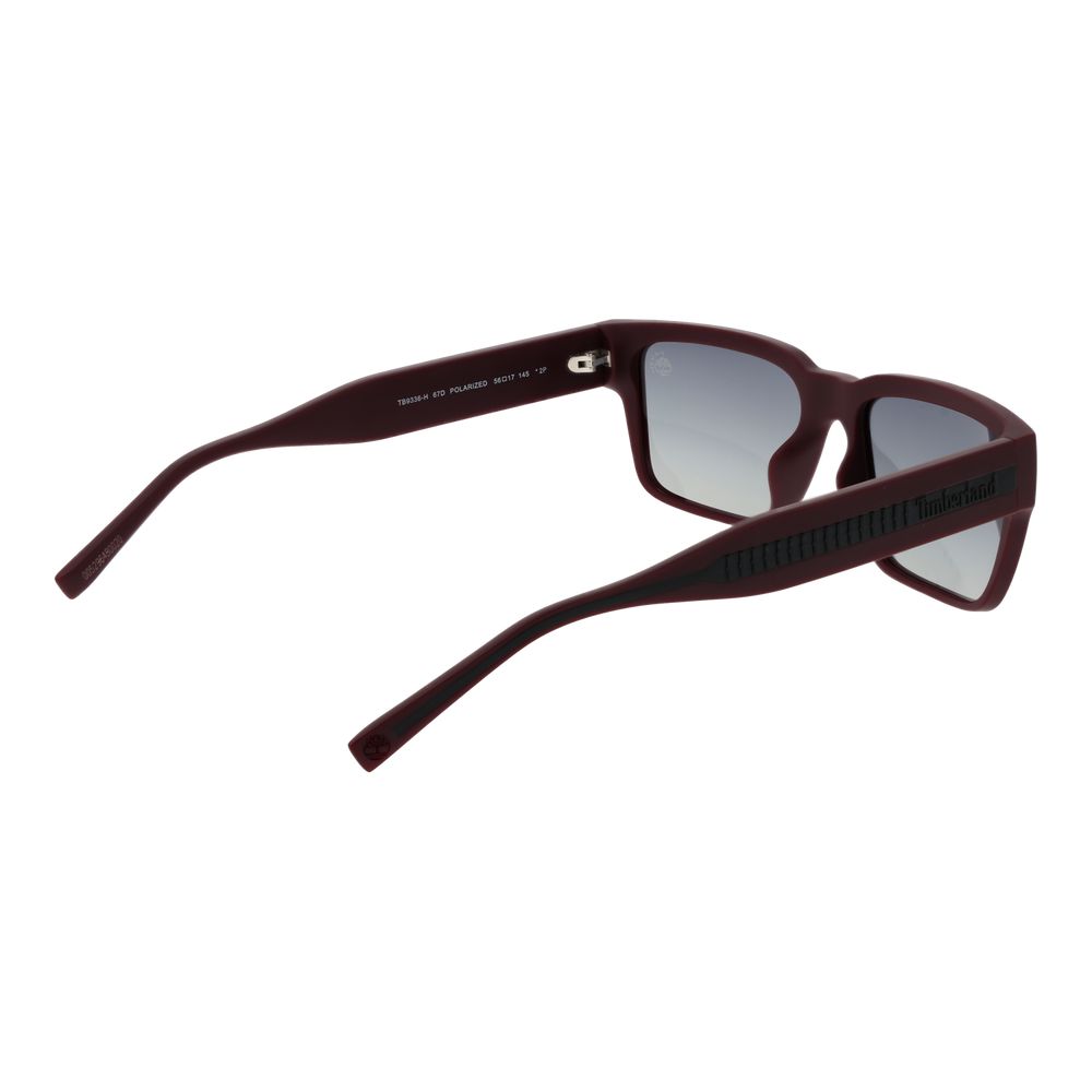 Timberland Burgundy Plastic Sunglasses