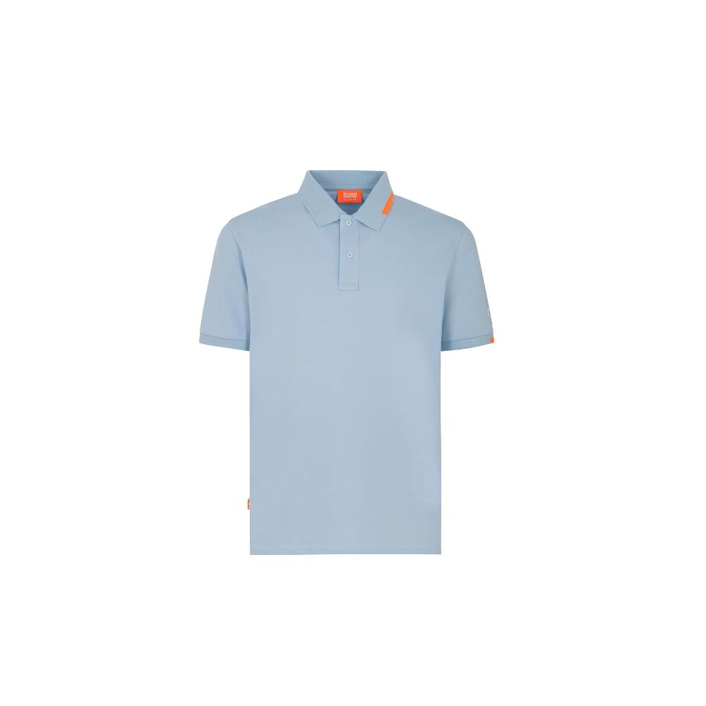 Suns Blue Cotton Polo Shirt