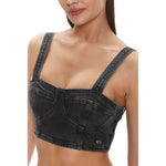 Tommy Hilfiger Jeans Black Recycled Cotton Top TO-13193800763-IT44|L