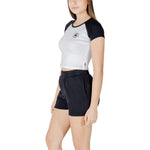 Converse Black And White Cotton Tops & T-Shirt
