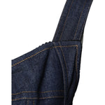 Dolce & Gabbana Blue Cotton Stretch Sleeveless Bodycon Denim Bodysuit TSH84848-40