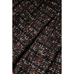 Dolce & Gabbana Multicolor High Waist Tartan Tweed Mini Skirt SKI2088-36
