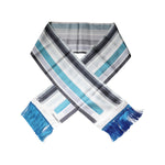 Dolce & Gabbana Multicolor Stripes Silk Fringes Neck Foulard Scarf MS7148