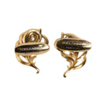 Dolce & Gabbana Multicolor Peacock Feathers 925 Sterling Silver Cufflink SMY10679