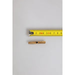 Dolce & Gabbana Black Sapphire Gold Tone Brass Tie Clip Bar SMY10633