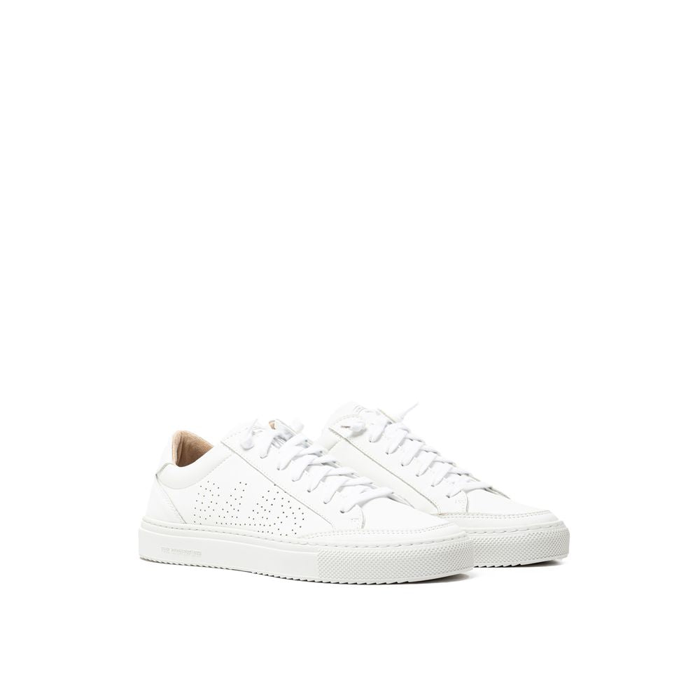 P448 White Leather Sneaker P-8007666-EU37/US7