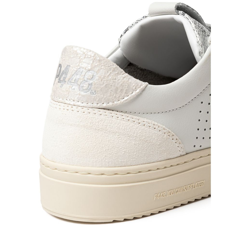 P448 White Leather Sneaker P-7995666-EU41/US11